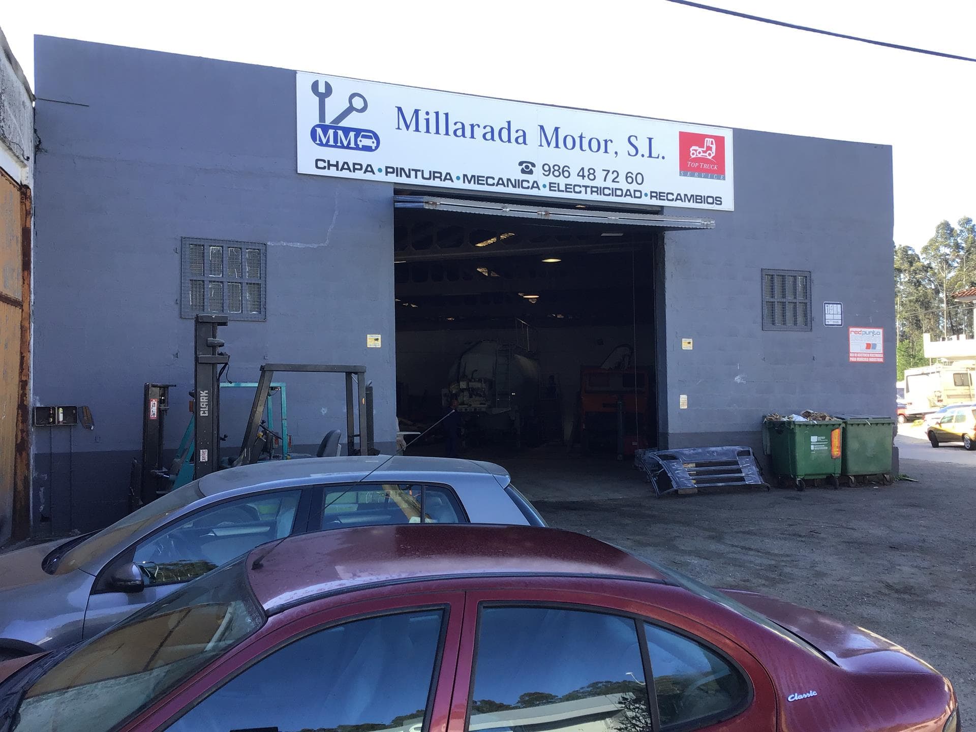 Instalaciones taller mecánico Millarada Motor.